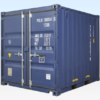 10FT X 8FT SHIPPING CONTAINER (ONE TRIP) BLUE FOR SALE