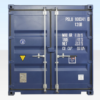 10FT X 8FT SHIPPING CONTAINER (ONE TRIP) BLUE FOR SALE2