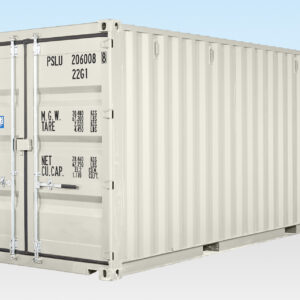 BUY 20FT SHIPPING CONTAINER (ONE TRIP) WHITE (RAL 9003) AT WWW.HELLOCONTAINERS.COM