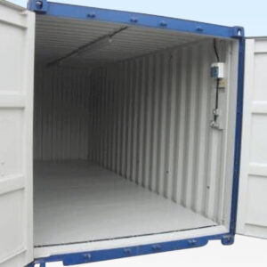 BUY 20FT X 8FT FLAT FLOOR BUNDED STORE AT WWW.HELLOCONTAINERS.COM