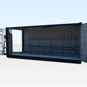 BUY 20FT X 8FT OPEN SIDE BUNDED OPEN MESH FLOOR STORE AT WWW.HELLOCONTAINERS.COM