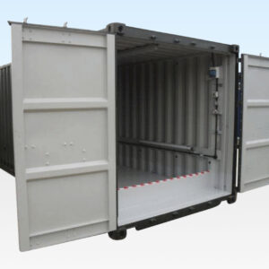 BUY 20FT X 8FT RAISED BUNDED STORE AT WWW.HELLOCONTAINERS.COM