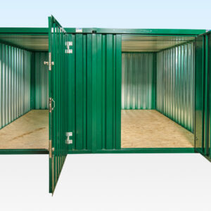 BUY 3M X 4.2M SIDE LINKED FLAT PACK CONTAINER BUNDLE (POWDER COATED) AT WWW.HELLOCONTAINERS.COM
