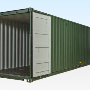 BUY 40FT SHIPPING CONTAINER GREEN (RAL 6007) AT WWW.HELLOCONTAINERS.COM