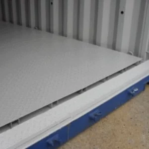 BUY 40FT X 8FT FLAT FLOOR BUNDED STORE AT WWW.HELLOCONTAINERS.COM
