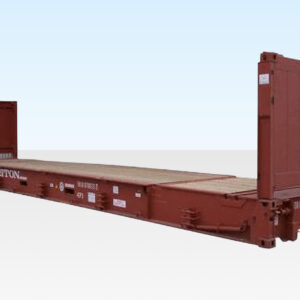 BUY 40FT X 8FT USED SHIPPING CONTAINER – FLAT-RACK AT WWW.HELLOCONTAINERS.COM