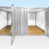 4M X 4.2M SIDE LINKED FLAT PACK CONTAINER BUNDLE (GALVANISED) 3