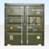 635-10ft-dark-green-container-closed-final BUY 10FT X 8FT SHIPPING CONTAINER (ONE TRIP) GREEN AT WWW.HELLOCONTAINERS.COM