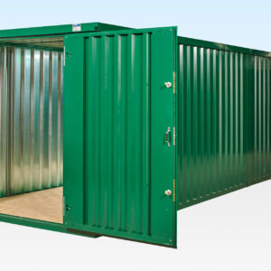 BUY 6M X 2.1M END LINKED FLAT PACKED CONTAINER BUNDLE (POWDER COATED) AT WWW.HELLOCONTAINERS.COM