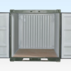 8FT ONE TRIP SHIPPING CONTAINER GREEN FOR SALE2