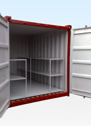 BUY 8FT X 8FT FLAT FLOOR BUNDED STORE AT WWW.HELLOCONTAINERS.COM