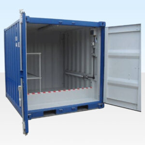 BUY 8FT X 8FT RAISED BUNDED STORE AT WWW.HELLOCONTAINERS.COM