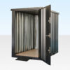 FLAT PACK METAL GARDEN STORE 4 BUY FLAT PACK METAL GARDEN STORE AT WWW.HELLOCONTAINERS.COM