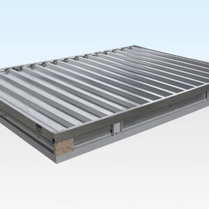 BUY FLAT PACK STORAGE CONTAINER 3M X 2.1M – GALVANISED AT WWW.HELLOCONTAINERS.COM