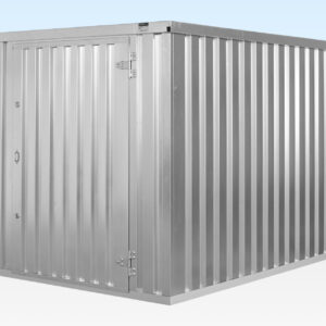 BUY FLAT PACK STORAGE CONTAINER 3M X 2.1M – GALVANISED AT WWW.HELLOCONTAINERS.COM
