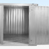 FLAT PACK STORAGE CONTAINER 3M X 2.1M – GALVANISED 5 BUY FLAT PACK STORAGE CONTAINER 3M X 2.1M – GALVANISED AT WWW.HELLOCONTAINERS.COM