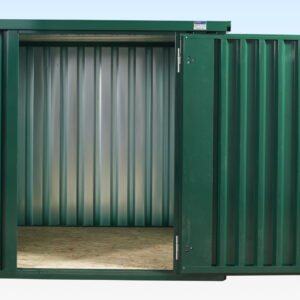 BUY FLAT PACKED METAL STORAGE CONTAINER (POWDER COATED) AT WWW.HELLOCONTAINERS.COM