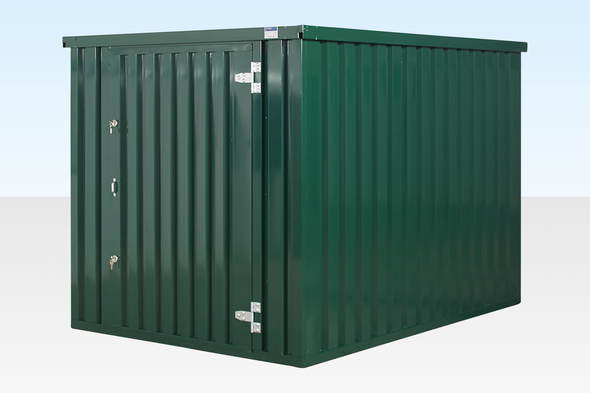 BUY FLAT PACKED STORAGE CONTAINER 3M X 2.1M AT WWW.HELLOCONTAINERS.COM